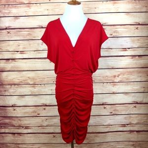 ‼️Moda International Ruched Party Dress